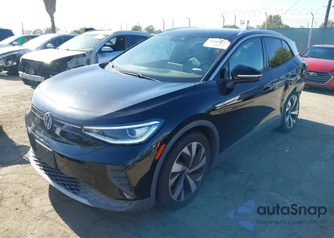 2021 Volkswagen Id.4 Pro S из США, поврежденный, VIN WVGKMPE25MP059022